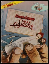 4d720 UP IN SMOKE souvenir program book '78 Cheech & Chong marijuana classic + two 8x10 stills!