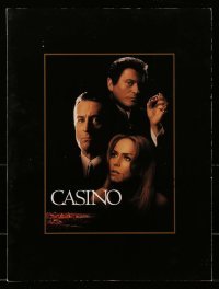 4d419 CASINO promo brochure '95 Martin Scorsese, Joe Pesci, Sharon Stone, Robert De Niro
