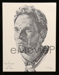 4d097 ACADEMY AWARD PORTFOLIO 9x11 print set 1962 Volpe art of all Best Actor & Actress winners!