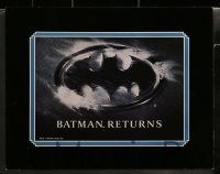 4d162 BATMAN RETURNS set of 8 limited edition lithographic prints '92 cool different artwork!