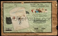 4d107 OUR GANG 8x12 laundry bag envelope '30s a character in the Hal Roach's Our Gang!