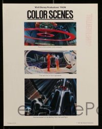 4d180 TRON set of 12 9x11 color art prints '82 cool different images of characters & scenes!