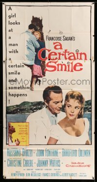 4f641 CERTAIN SMILE 3sh '58 Joan Fontaine has a love affair with Rossano Brazzi & 19 year-old boy!