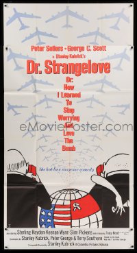 4f682 DR. STRANGELOVE 3sh '64 Stanley Kubrick classic, Peter Sellers, great Tomi Ungerer art!