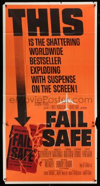 4f695 FAIL SAFE 3sh '64 directed by Sidney Lumet, from Eugene Burdick's best-selling novel!