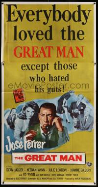 4f727 GREAT MAN 3sh '57 Jose Ferrer exposes a great fake, with help from Julie London!