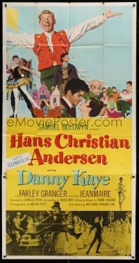 4f734 HANS CHRISTIAN ANDERSEN 3sh '53 completely different montage art of Danny Kaye & cast!