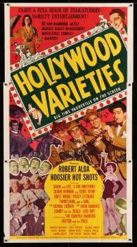 4f745 HOLLYWOOD VARIETIES 3sh '50 Big Time Vaudeville with 14 top ranking acts!