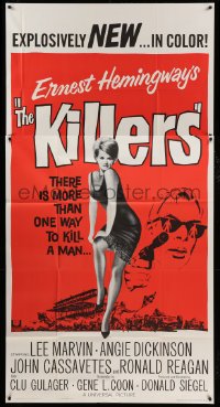 4f768 KILLERS 3sh '64 sexy full-length Angie Dickinson, Lee Marvin, directed by Don Siegel!