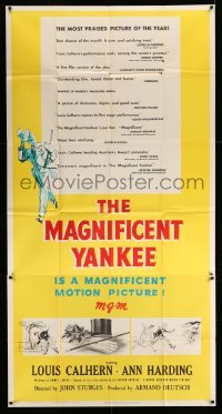 4f799 MAGNIFICENT YANKEE 3sh '51 Louis Calhern as Oliver Wendell Holmes, directed by John Sturges!