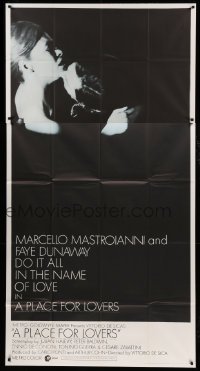 4f855 PLACE FOR LOVERS 3sh '69 Amanti, Vittorio De Sica, Faye Dunaway, Marcello Mastroianni