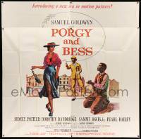 4f316 PORGY & BESS 6sh '59 art of Sidney Poitier, Dorothy Dandridge & Sammy Davis Jr.!
