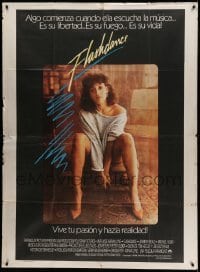 4f346 FLASHDANCE Argentinean 43x58 '83 sexy Jennifer Beals, take your passion and make it happen!