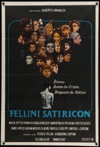 4f422 FELLINI SATYRICON Argentinean '70 Federico's Italian cult classic, cool cast montage!