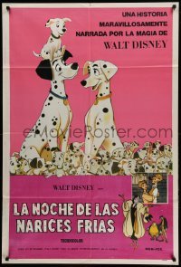 4f496 ONE HUNDRED & ONE DALMATIANS Argentinean R70s Walt Disney classic, great cartoon image!