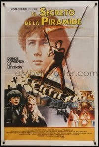 4f565 YOUNG SHERLOCK HOLMES Argentinean '85 Steven Spielberg, Pyramid of Fear, different art!