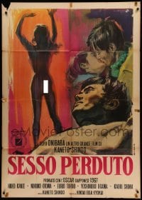 4f187 LOST SEX Italian 1p '68 Kaneto Shindo's Honno, different sexy Angelo Cesselon art!