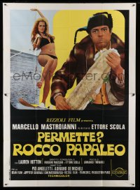 4f043 MY NAME IS ROCCO PAPALEO Italian 2p '71 Marcello Mastroianni & sexiest Lauren Hutton!