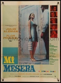 4g042 MI MESERA Mexican poster '73 Manuel Zecena Dieguez, Julio Aleman, Flor Procuna, Raul Ramirez