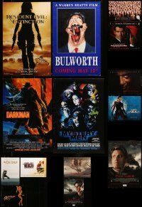 4h542 LOT OF 15 MOSTLY UNFOLDED MINI POSTERS '90s-00s great images from different movies!
