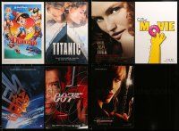 4h546 LOT OF 7 UNFOLDED MINI POSTERS '80s-00s great images from a variety of different movies!