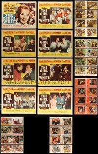 4h114 LOT OF 48 LOBBY CARDS '50s-60s complete sets from a variety of different movies!