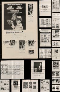 4h397 LOT OF 35 UNCUT AD SLICKS '70s-80s great advertising images from a variety of movies!