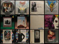 4h268 LOT OF 12 LASER DISCS '80s Butch Cassidy and the Sundance Kid, Bonnie and Clyde + more!