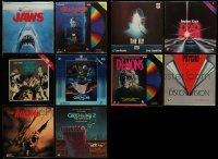 4h270 LOT OF 10 MODERN HORROR/SCI-FI LASER DISCS '80s-90s Night of the Living Dead!