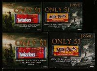 4h290 LOT OF 4 HOBBIT: AN UNEXPECTED JOURNEY THEATER CONCESSION DISPLAYS AND STANDEES '12 candy!