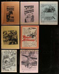 4h302 LOT OF 7 SHRINKWRAPPED LOCAL THEATER HERALDS '40s-50s great images from a variety of movies!