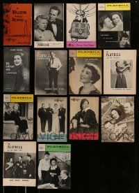 4h356 LOT OF 14 PLAYBILLS '40s-60s Streetcar Named Desire, Inherit the Wind, Marriage-Go-Round