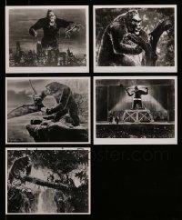 4h378 LOT OF 5 KING KONG REPRO 8X10 STILLS '80s the best giant ape special effects scenes!