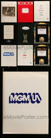 4h167 LOT OF 10 STUDIO PRESSKITS '87 - '94 containing a total of 85 8x10 stills in all!