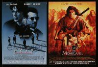 4h231 LOT OF 2 ENGLISH MAGAZINE ADS '90s Heat & The Last of the Mohicans!