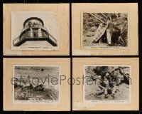 4h244 LOT OF 4 MONSTER OF PIEDRAS BLANCAS 8X10 STILLS ON 11X14 PRINTED BACKGROUNDS '59 cool!