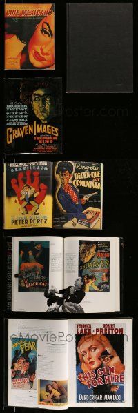 4h021 LOT OF 3 MOSTLY HARDCOVER MOVIE POSTER BOOKS '00s Cine Mexicano, Graven Images, Art of Noir