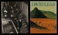 4h016 LOT OF 1 ALFRED HITCHCOCK AND 1 DAVID LEAN HARDCOVER BOOKS '89 & '00 many wonderful images!