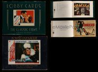 4h018 LOT OF 2 MIKE HAWKS HARDCOVER BOOKS '80s Lobby Cards: The Classic Films & Foyer Pleasure!