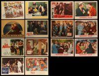 4h129 LOT OF 22 LOBBY CARDS '40s-50s great scenes from a variety of different movies!