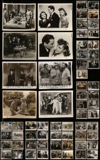 4h317 LOT OF 79 8X10 STILLS '40s-60s great scenes from a variety of different movies!