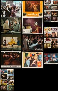 4h124 LOT OF 33 1980s & 1990s LOBBY CARDS '80s-90s scenes from a variety of different movies!