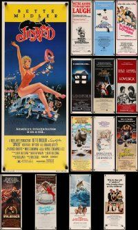 4h516 LOT OF 14 UNFOLDED 1980S INSERTS '80s great images from a variety of different movies!