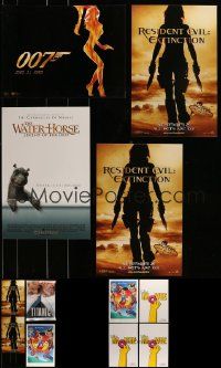 4h544 LOT OF 12 UNFOLDED MINI POSTERS '90s-00s great images from a variety of different movies!