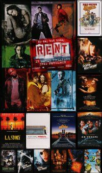 4h634 LOT OF 19 UNFOLDED MOSTLY DOUBLE-SIDED 27X40 ONE-SHEETS '90s-00s cool movie images!