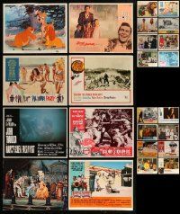 4h127 LOT OF 26 LOBBY CARDS '60s-80s great scenes from a variety of different movies!
