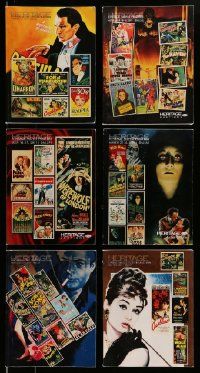 4h013 LOT OF 6 HERITAGE AUCTION CATALOGS '11-14 filled with images of the best movie posters!