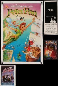 4h565 LOT OF 4 UNFOLDED POSTERS '80s-90s Ghost Story, Thumbelina, Peter Pan, Headin For Broadway!