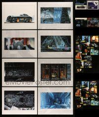 4h293 LOT OF 35 BATMAN ITEMS '80s-90s cool art portfolios & photographic movie scenes!
