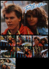 4h570 LOT OF 8 NEW ZEALAND 24x33 FOOTLOOSE POSTERS '84 Kevin Bacon, different images!